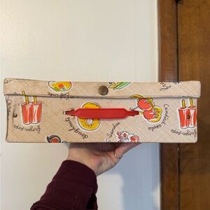 Stanley Beige and Red Printed Storage Box
